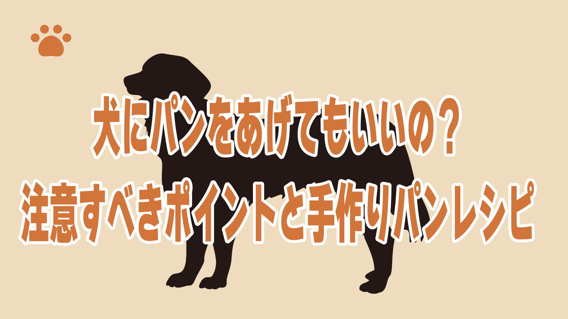 犬にパンをあげてもいいの？注意すべきポイントと手作りパンレシピ